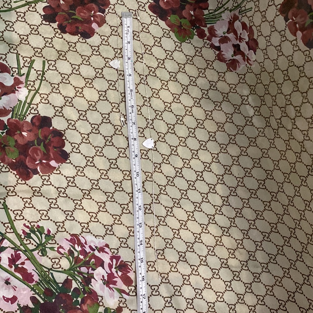 Authentic Gucci Trademark Heart Earrings, Necklace , Bracelet - Picture 8 of 12